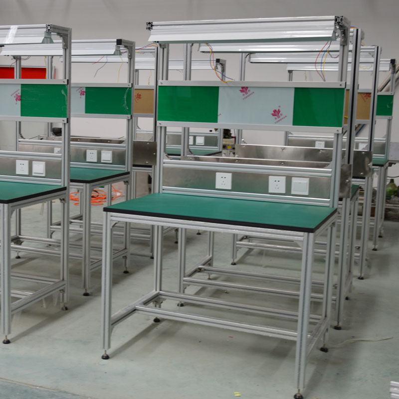 Warsztat fabryczny stół roboczy inspekcji linii montażowej Naprawa metalowego stołu eksperymentalnego stołu roboczego