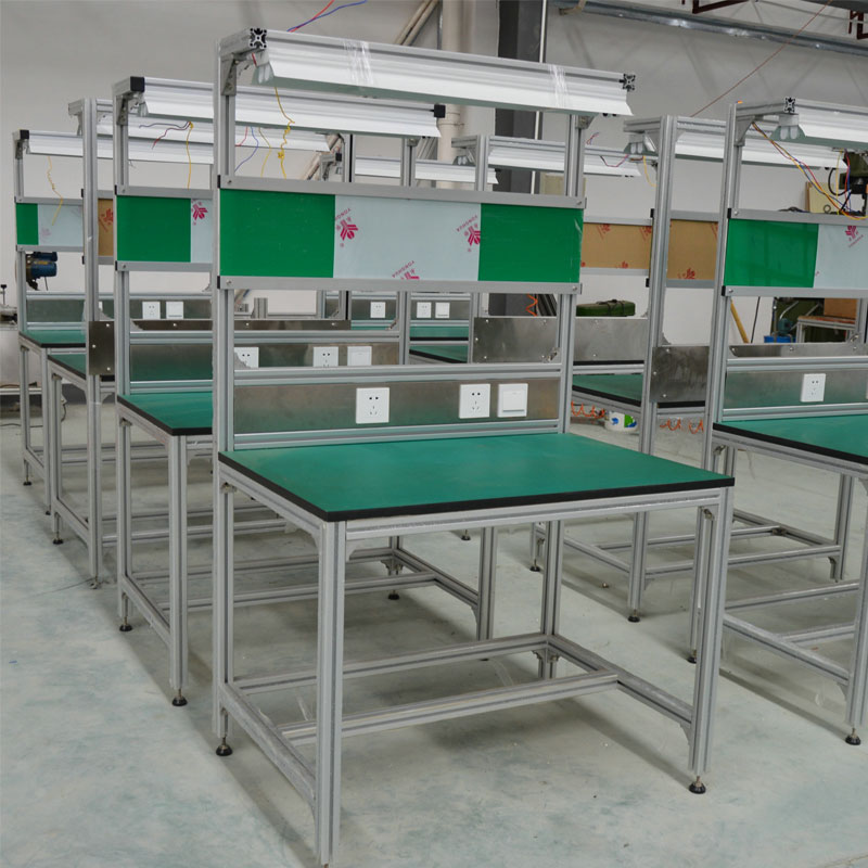 Warsztat fabryczny stół roboczy inspekcji linii montażowej Naprawa metalowego stołu eksperymentalnego stołu roboczego